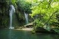 Kursunlu Waterfall falls at Antalya Royalty Free Stock Photo