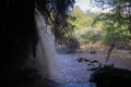 Kursunlu waterfall in the forest view under the jets