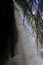 Kursunlu waterfall in the forest view under the jets