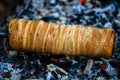 Kurtos Kolacs (KÃÂ¼rtÃâskalÃÂ¡cs). Traditional Hungarian cake, baked with sugar, honey and nuts