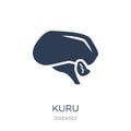 Kuru icon. Trendy flat vector Kuru icon on white background from Royalty Free Stock Photo