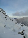 Kurumnik winter on the mountain