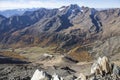 Kurzras Maso Corto - the ski resort Val Senales Glacier Schnalstaler Gletscher Royalty Free Stock Photo