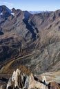 Kurzras Maso Corto - the ski resort Val Senales Glacier Schnalstaler Gletscher Royalty Free Stock Photo