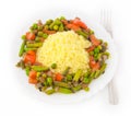 Kus-kus, the African dish Royalty Free Stock Photo