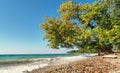 Kusadasi turkey beachfront and sea views. The nearest national park Royalty Free Stock Photo