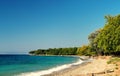 Kusadasi turkey beachfront and sea views. The nearest national park Royalty Free Stock Photo