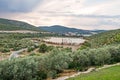 Kusadasi, Turkey`s most important tourist town with hotels, sea, green nature for tourists in summer season. Royalty Free Stock Photo