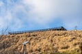 Kusasenri prairie observation in January Royalty Free Stock Photo