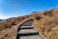 Kusasenri prairie observation in January Royalty Free Stock Photo