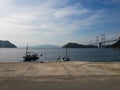 Kushima Bridge seen from Oshima Island, Shimanami Kaido