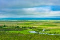 Kushiro Shitsugen national park in Hokkaido in summer day Royalty Free Stock Photo