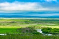 Kushiro Shitsugen national park in Hokkaido in summer day Royalty Free Stock Photo