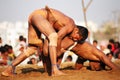 Kushti fight, India Royalty Free Stock Photo
