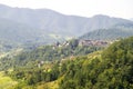 Kusturica Drvengrad in the mountains of Serbia Royalty Free Stock Photo