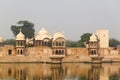 Kusum Sarovar Govardhan Mandir. This lake is one of the most visited places in Mathura.