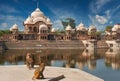 Kusum Sarovar in Mathura Uttar-Pradesh, India. Royalty Free Stock Photo