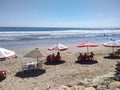 Kuta Beach Badung Bali Indonesia many who visit