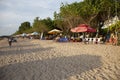 Kuta Beach in the evening in Bali, Indonesia.