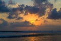 Kuta sunset Royalty Free Stock Photo
