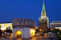 Kutafiya and Troitskaya Tower. Royalty Free Stock Photo