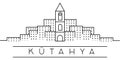 Kutahya city outline icon. Elements of Turkey cities illustration icons. Signs, symbols can be used for web, logo, mobile app, UI