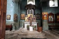 KUTAISI, GEORGIA - JUNE 22, 2023: Interior of the historic Kutaisi Cathedral of the Annunciation church. Former catholic temple,