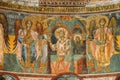 Kutaisi, Georgia. Medieval Frescoes In Gelati Monastery Royalty Free Stock Photo