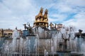 Kutaisi square fountain, Kutaisi city, Georgia