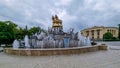 Kutaisi - View on Colchis Fountain in Kutaisi, Georgia.