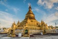 Kuthodaw Pagoda, Mandalay, Myanmar Royalty Free Stock Photo