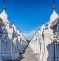 Kuthodaw temple, Mandalay, Myanmar 3 Royalty Free Stock Photo