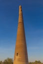 Kutlug Timur Minaret in the ancient Konye-Urgench, Turkmenista Royalty Free Stock Photo