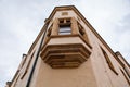 Kutna Hora, Central Bohemian, Czech Republic, 5 March 2022: Italian Courtyard or Vlassky dvur with tower, medieval architecture