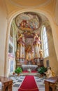 Side Altarpiece at Sedlec Cathedral Interior - Kutna Hora, Czech Republic