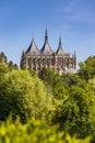 Kutna Hora. St Barbara Cathedral, Unesco site, Czech Republic