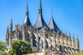 Kutna Hora. St Barbara Cathedral, Unesco site, Czech Republic