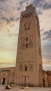 Kutubiyya Mosque in Marrakech Royalty Free Stock Photo