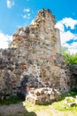 Kuusisto castle ruins at sunny summer day in Kaarina, Finland