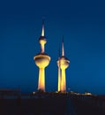 Kuwait water Towers Royalty Free Stock Photo