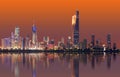 Kuwait cityscape skyline