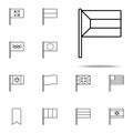 Kuwait icon. flags icons universal set for web and mobile Royalty Free Stock Photo