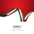 Kuwait Independence Day Vector Template Design Illustration