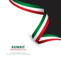 Kuwait Independence Day Vector Template Design Illustration