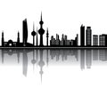 Kuwait skyline Royalty Free Stock Photo