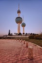 Kuwait Towers Royalty Free Stock Photo