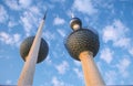 Kuwait water Towers Royalty Free Stock Photo