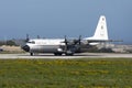 Kuwaiti C-130 Hercules Royalty Free Stock Photo