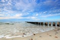Kuznica Beach on the Baltic Sea Royalty Free Stock Photo