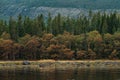 Kuzova Island archipelago in the White Sea, view from the top of the island German Kuzov Royalty Free Stock Photo